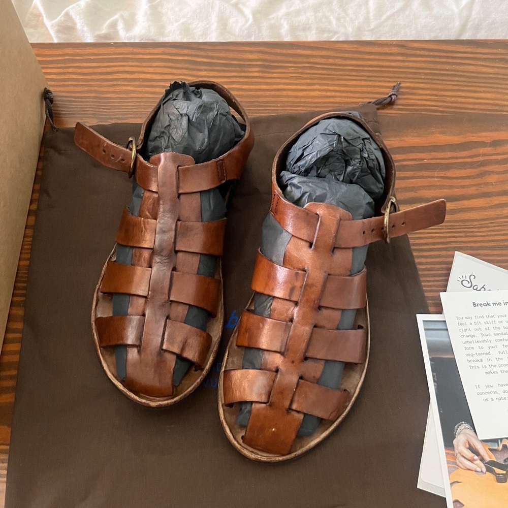 Sabah Porto Sandals in Marrone
